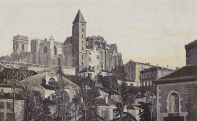 Auch, Cattedrale, Insieme SE da French Photographer