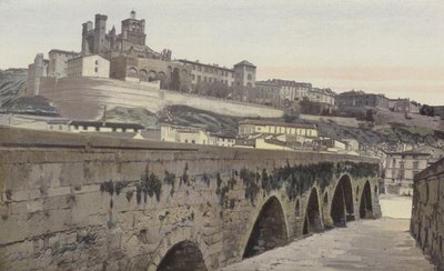 Béziers, Vecchio Ponte e Chiesa di Saint-Nazaire (antica Cattedrale) da French Photographer