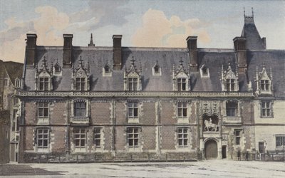 Blois, Castello, Facciata esterna dell