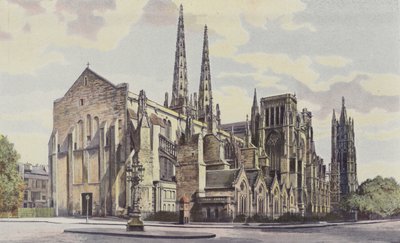 Bordeaux, Cattedrale St-Andre, insieme sud-est e Torre Pey-Berland da French Photographer