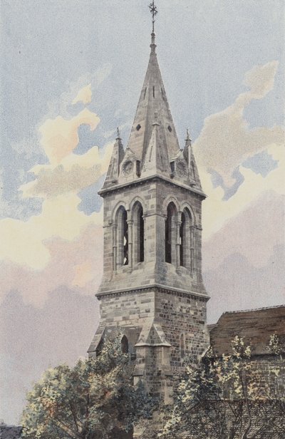 Bourbonne-les-Bains, Chiesa, Campanile e guglia da French Photographer