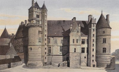 Bourges, Hotel Jacques Coeur, Facciata sud-ovest da French Photographer