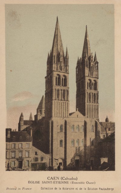 Caen, Chiesa Saint Etienne da French Photographer