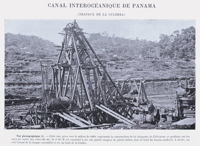 Canale Interoceanico di Panama, Lavori della Culebra da French Photographer
