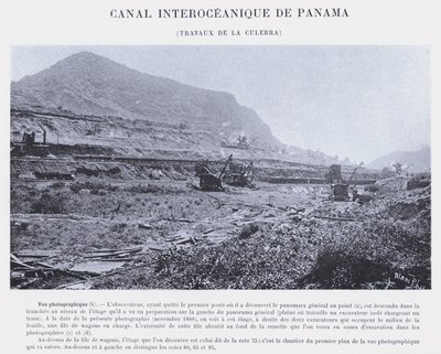 Canale Interoceanico di Panama, Lavori della Culebra da French Photographer