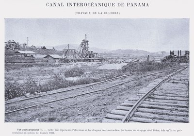 Canale Interoceanico di Panama, lavori di La Culebra da French Photographer