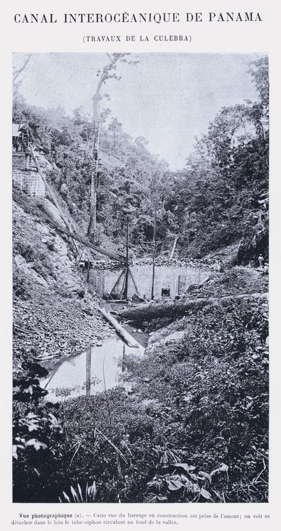 Canale Interoceanico di Panama, lavori di La Culebra da French Photographer