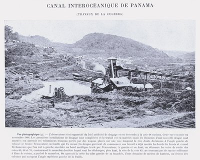 Canale Interoceanico di Panama, Lavori di La Culebra da French Photographer