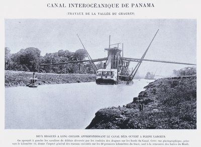 Canale Interoceanico di Panama, Lavori della Valle del Chagres da French Photographer