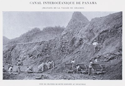 Canale Interoceanico di Panama, Lavori della Valle del Chagres da French Photographer