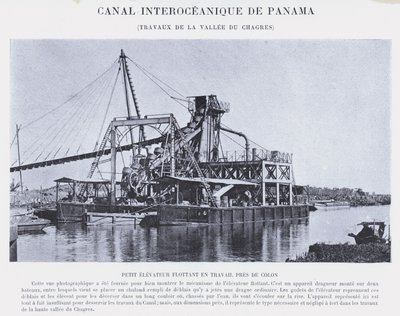 Canale Interoceanico di Panama, Lavori della Valle del Chagres da French Photographer