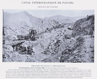 Canale Interoceanico di Panama, lavori delle chiuse da French Photographer