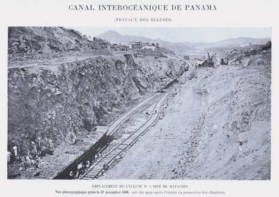 Canale Interoceanico di Panama, lavori delle chiuse da French Photographer