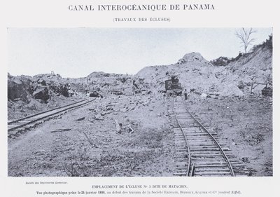 Canale Interoceanico di Panama, Lavori delle Chiuse da French Photographer