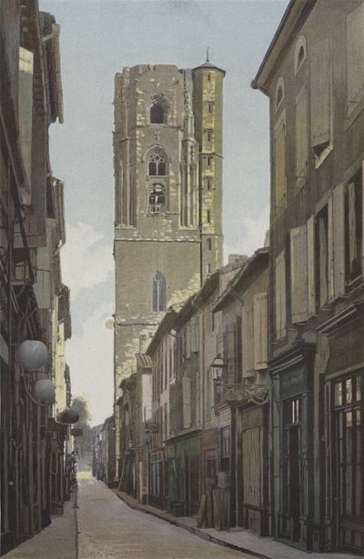 Carcassonne Ville Basse, Chiesa di San Vincenzo, Campanile da French Photographer