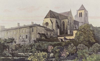 Celles-sur-Belle, Chiesa e antico Monastero, Insieme N da French Photographer