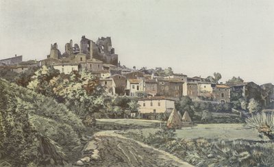 Chabrillan, Vista generale e rovine del castello da French Photographer