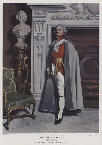 Charles le Bargy come Christian VII in Struensee da French Photographer