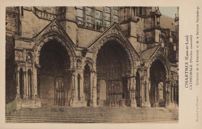 Chartres, Eure-Et-Loir, Cattedrale, Insieme del Portico da French Photographer