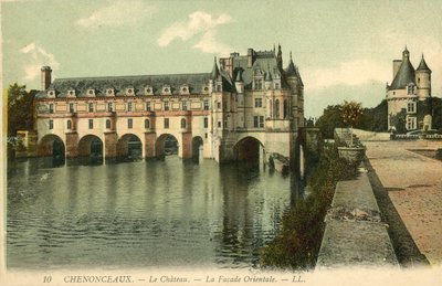 Chenonceaux, Il Castello, La Facciata Orientale da French Photographer