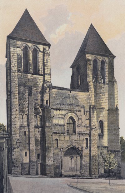 Chinon, Chiesa Saint-Mexme, Facciata O (Scuola) da French Photographer