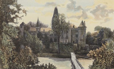 Cleron, Vista del castello da French Photographer