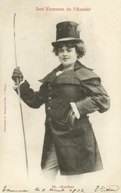 Cocchiere, Donna del Futuro da French Photographer
