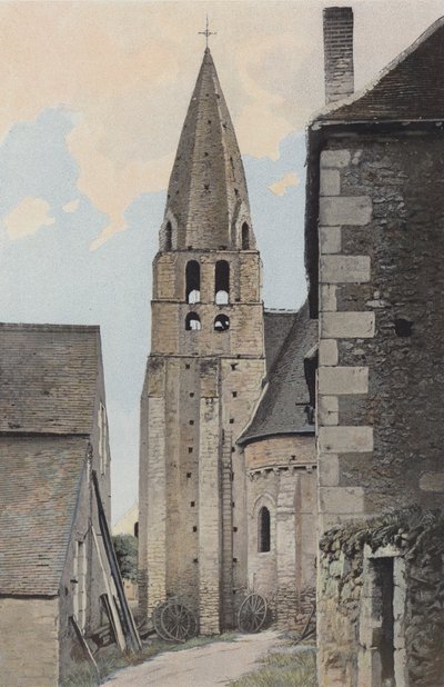 Courcay, Campanile della Chiesa da French Photographer