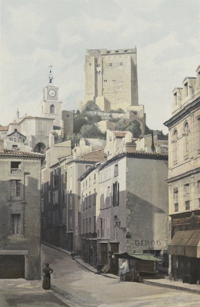 Crest, Torre, lato della città da French Photographer