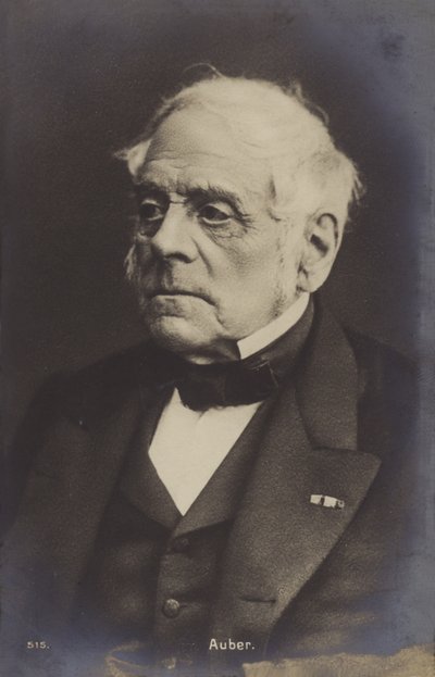 Daniel Auber, compositore francese (1782-1871) da French Photographer