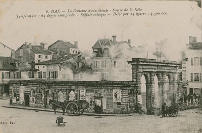 Dax - la sorgente di acqua calda - fonte di Nebe da French Photographer