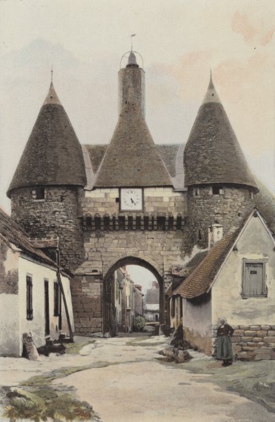 Deols, Antica porta della città da French Photographer