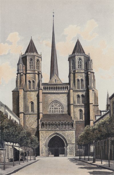 Dijon, Cattedrale di Saint-Benigne, Facciata O da French Photographer