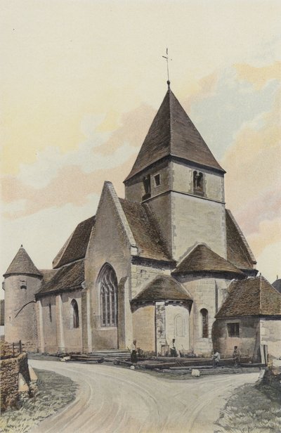 Druyes, Chiesa, Insieme S E da French Photographer
