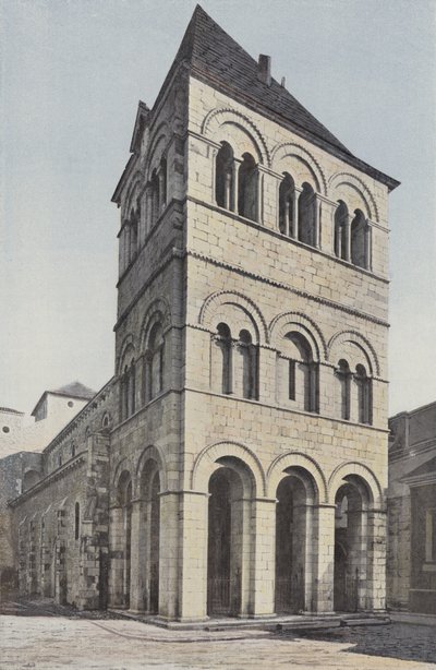 Ebreuil, Chiesa, Insieme nord-ovest da French Photographer