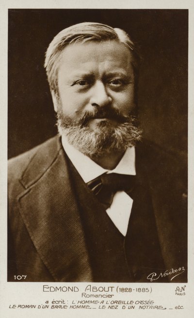 Edmond About (1828-1885), romanziere francese da French Photographer