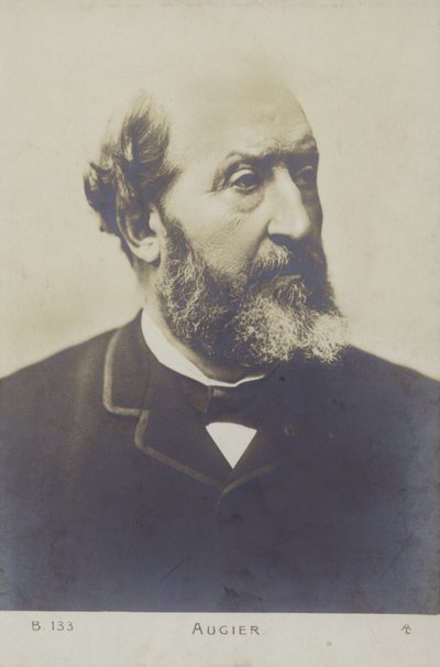 Emile Augier (1820-1889), drammaturgo francese da French Photographer