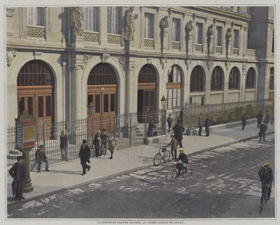 Fine della giornata scolastica alle quattro, Lycee Janson de Sailly, Parigi da French Photographer