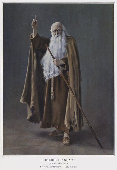 Eugene Silvain come Federico Barbarossa in Les Burgraves da French Photographer