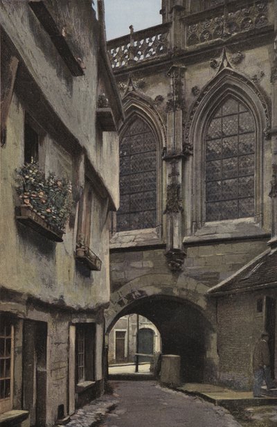 Falaise, Chiesa della Trinità, passaggio sotto il coro da French Photographer
