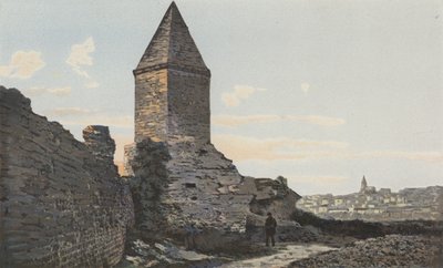 Fréjus, Mura romane (Lanterna, detta di Augusto) e vista generale da French Photographer
