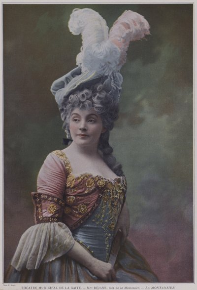 Gabrielle Rejane nel ruolo di La Montansier da French Photographer