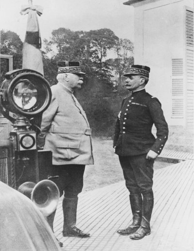 Generale Joffre e Generale Foch, 1914 da French Photographer