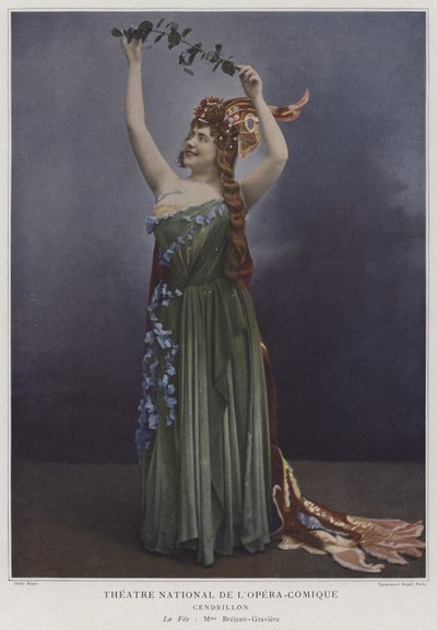 Georgette Brejean-Graviere come la fata in Cendrillon da French Photographer