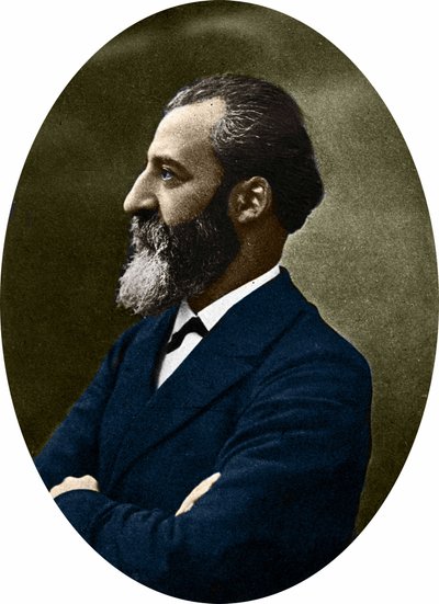 Henri Moissan chimico e farmacista francese 1852-1907 da French Photographer