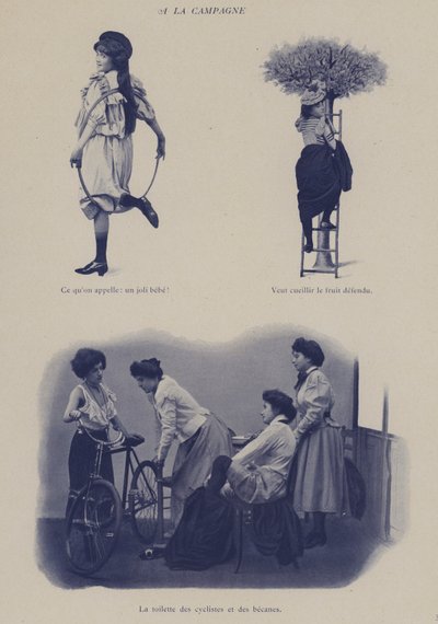 Illustrazione per Petites Parisiennes (giovani lavoratrici a Parigi) da French Photographer