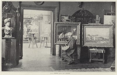 Jean-Leon Gerome nel suo atelier da French Photographer
