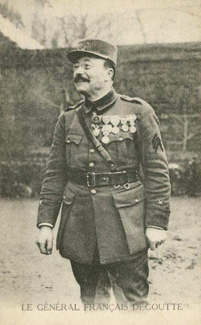 Jean-Marie Degoutte, generale francese della Prima Guerra Mondiale da French Photographer