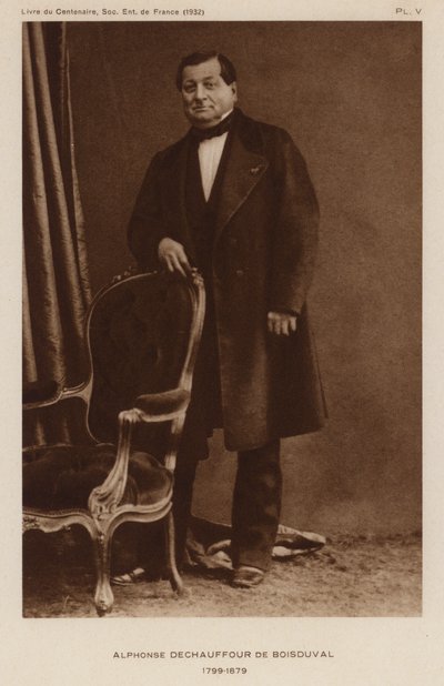 Jean Baptiste Boisduval, lepidotterologo e botanico francese (foto in bianco e nero) da French Photographer