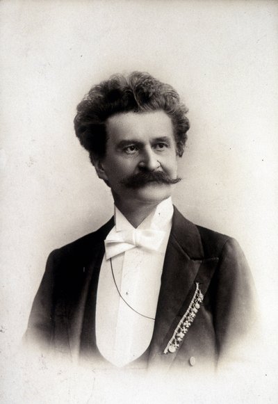 Johann II Strauss figlio (1825-1899), compositore austriaco da French Photographer